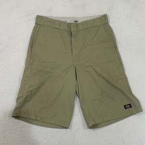 Dickies Men's Loose Fit Khaki Work Shorts